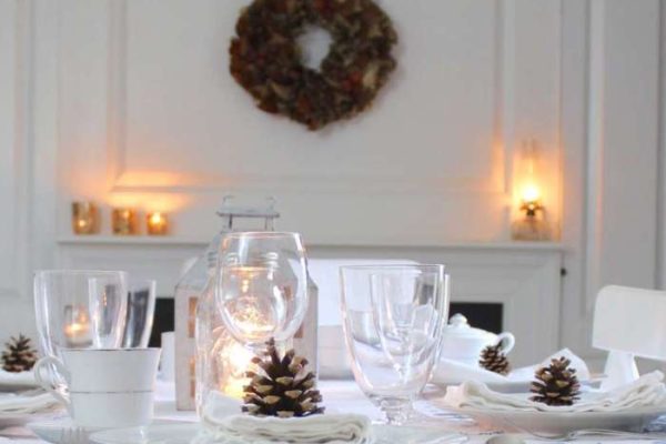 Winter table decor ideas