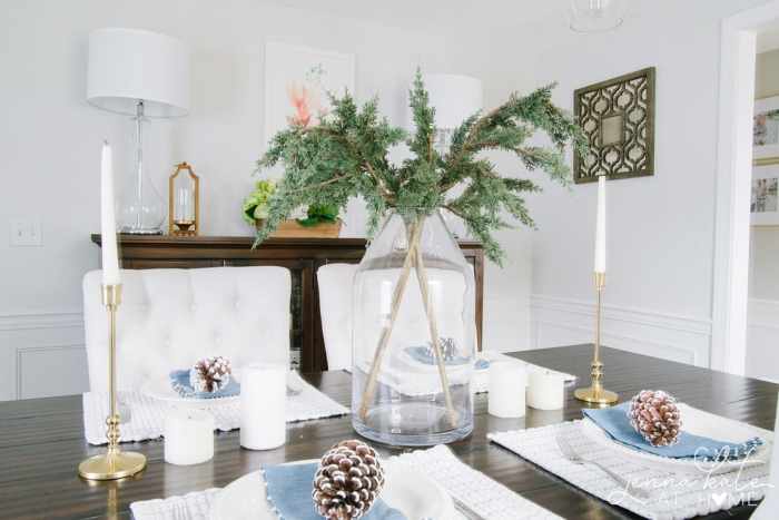 Winter table decor ideas